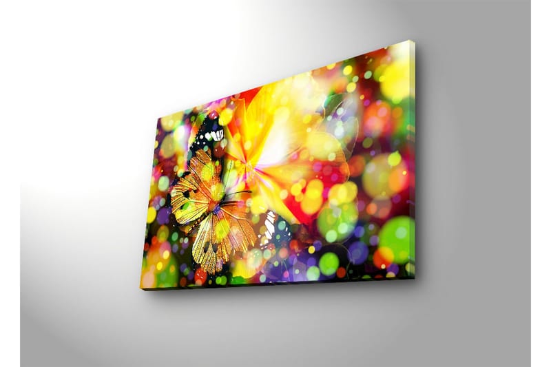 Dekorativ Canvasbilde LED-belysning - Flerfarget - Innredning - Bilder & kunst - Lerretsbilder