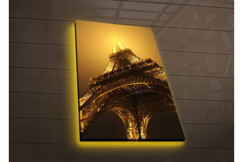 Dekorativ Canvasbilde LED-belysning - Flerfarget - Innredning - Bilder & kunst - Lerretsbilder