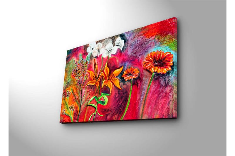 Dekorativ Canvasbilde LED-belysning - Flerfarget - Innredning - Bilder & kunst - Lerretsbilder