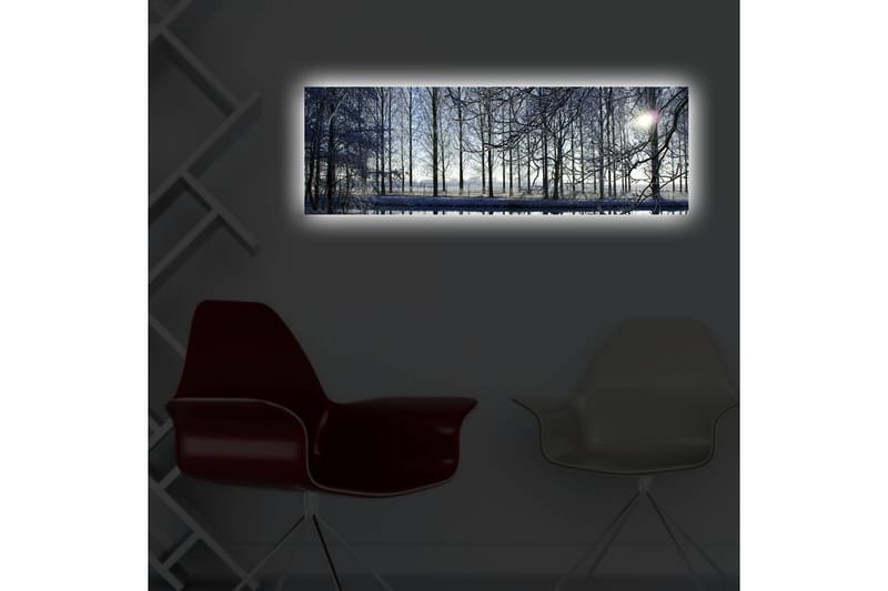 Dekorativ Canvasbilde LED-belysning - Flerfarget - Innredning - Bilder & kunst - Lerretsbilder