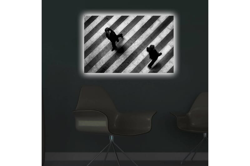 Dekorativ Canvasbilde LED-belysning - Flerfarget - Innredning - Bilder & kunst - Lerretsbilder