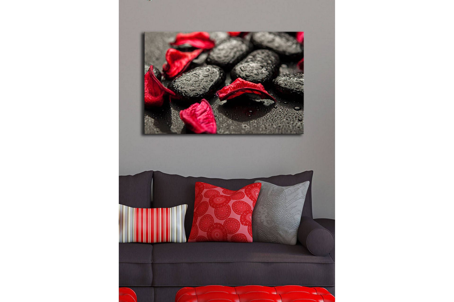 Dekorativ Canvasbilde LED-belysning - Flerfarget - Innredning - Bilder & kunst - Lerretsbilder