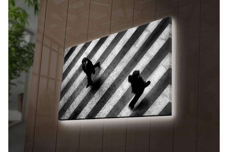 Dekorativ Canvasbilde LED-belysning - Flerfarget - Innredning - Bilder & kunst - Lerretsbilder