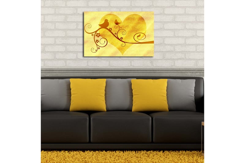 Dekorativ Canvasbilde LED-belysning - Flerfarget - Innredning - Bilder & kunst - Lerretsbilder