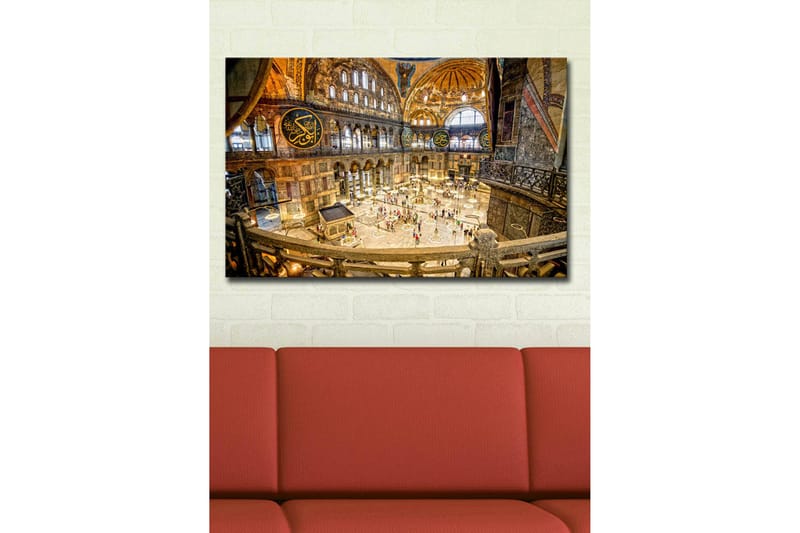 Dekorativ Canvasbilde LED-belysning - Flerfarget - Innredning - Bilder & kunst - Lerretsbilder