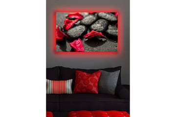 Dekorativ Canvasbilde LED-belysning - Flerfarget - Innredning - Bilder & kunst - Lerretsbilder