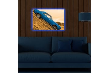 Dekorativ Canvasbilde LED-belysning - Flerfarget - Innredning - Bilder & kunst - Lerretsbilder