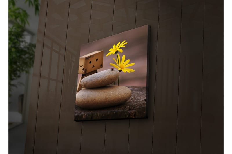 Dekorativ Canvasbilde LED-belysning - Flerfarget - Innredning - Bilder & kunst - Lerretsbilder