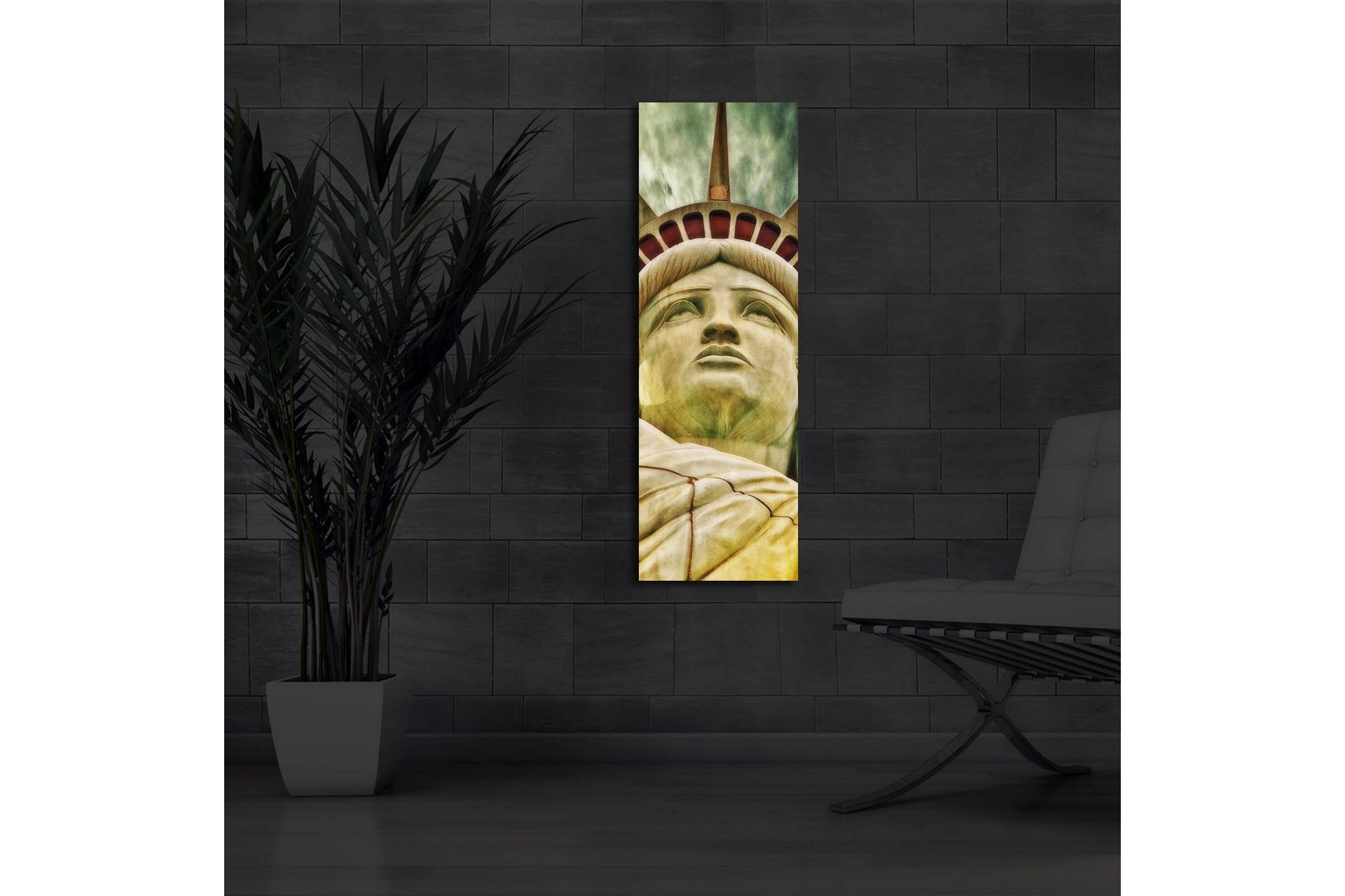 Dekorativ Canvasbilde LED-belysning - Flerfarget - Innredning - Bilder & kunst - Lerretsbilder