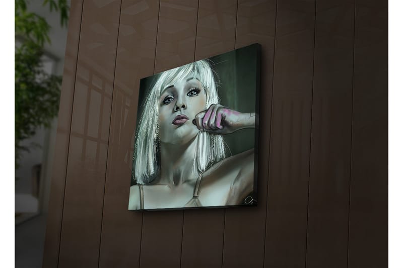 Dekorativ Canvasbilde LED-belysning - Flerfarget - Innredning - Bilder & kunst - Lerretsbilder