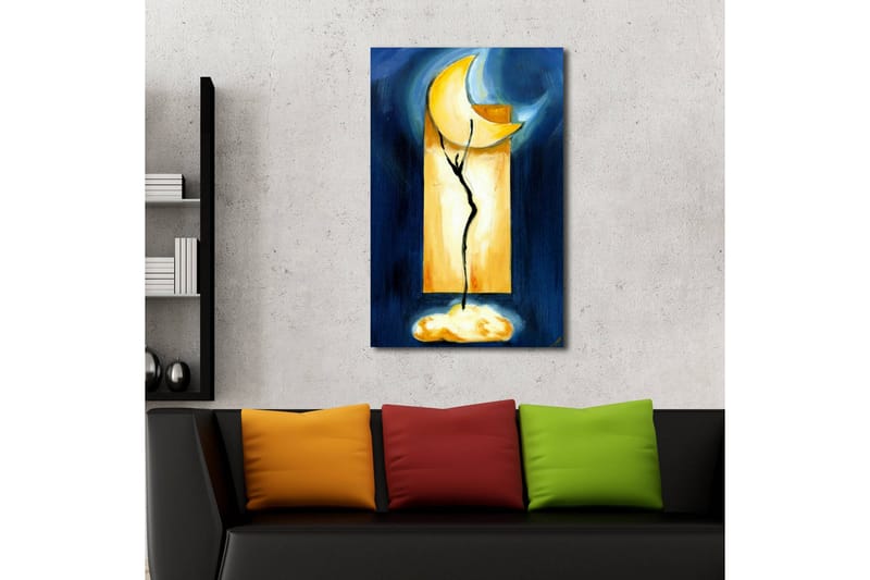 Dekorativ Canvasbilde LED-belysning - Flerfarget - Innredning - Bilder & kunst - Lerretsbilder