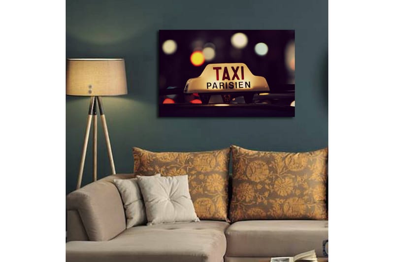 Dekorativ Canvasbilde LED-belysning - Flerfarget - Innredning - Bilder & kunst - Lerretsbilder