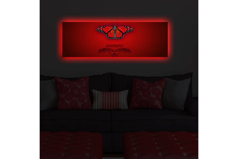 Dekorativ Canvasbilde LED-belysning - Flerfarget - Innredning - Bilder & kunst - Lerretsbilder