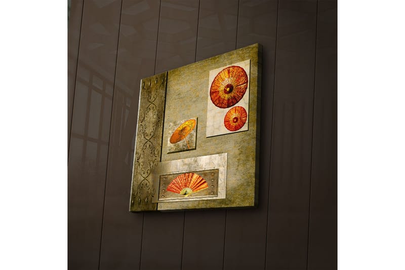 Dekorativ Canvasbilde LED-belysning - Flerfarget - Innredning - Bilder & kunst - Lerretsbilder