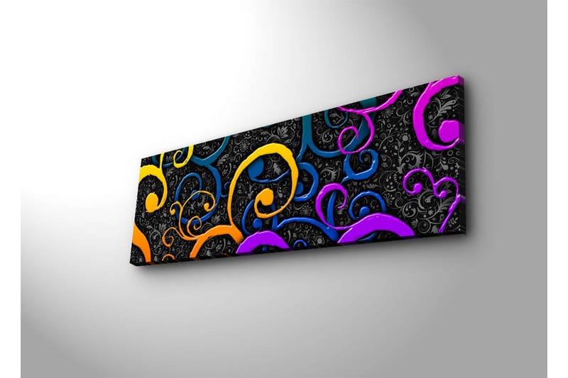 Dekorativ Canvasbilde LED-belysning - Flerfarget - Innredning - Bilder & kunst - Lerretsbilder