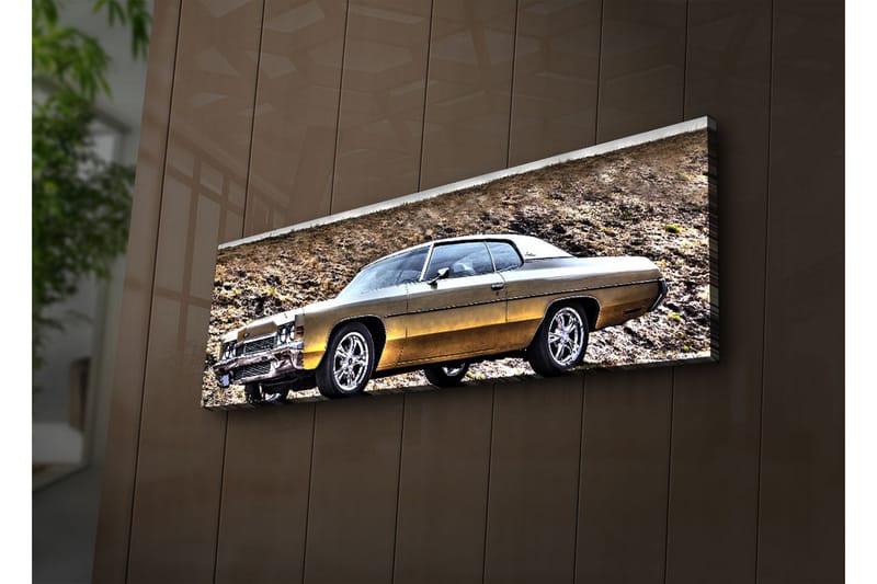 Dekorativ Canvasbilde LED-belysning - Flerfarget - Innredning - Bilder & kunst - Lerretsbilder