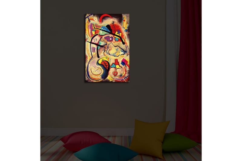Dekorativ Canvasbilde LED-belysning - Flerfarget - Innredning - Bilder & kunst - Lerretsbilder