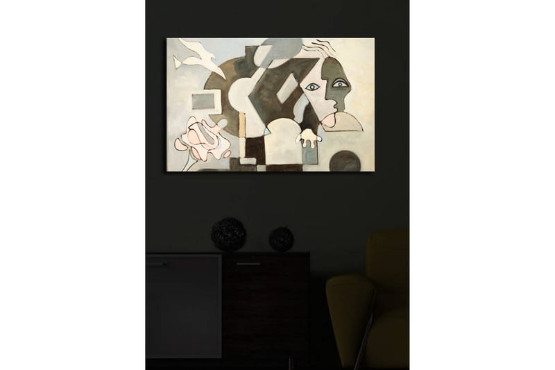 Dekorativ Canvasbilde LED-belysning - Flerfarget - Innredning - Bilder & kunst - Lerretsbilder