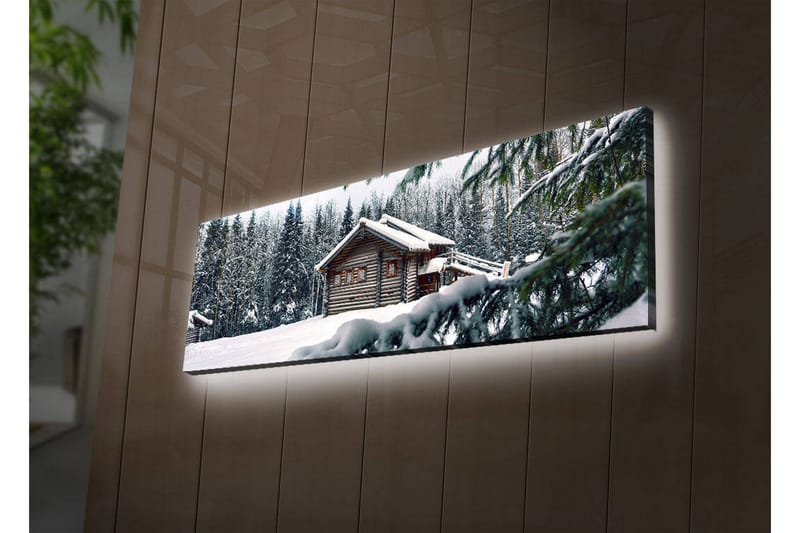 Dekorativ Canvasbilde LED-belysning - Flerfarget - Innredning - Bilder & kunst - Lerretsbilder