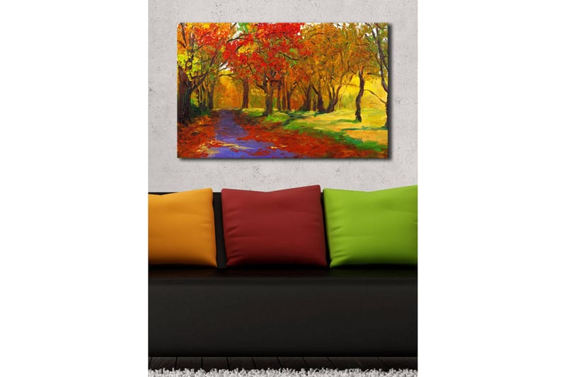 Dekorativ Canvasbilde LED-belysning - Flerfarget - Innredning - Bilder & kunst - Lerretsbilder