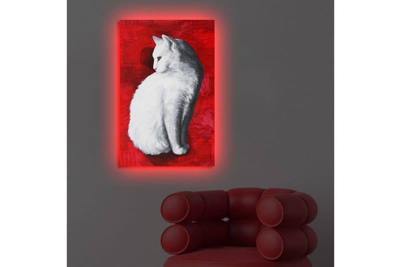 Dekorativ Canvasbilde LED-belysning - Flerfarget - Innredning - Bilder & kunst - Lerretsbilder