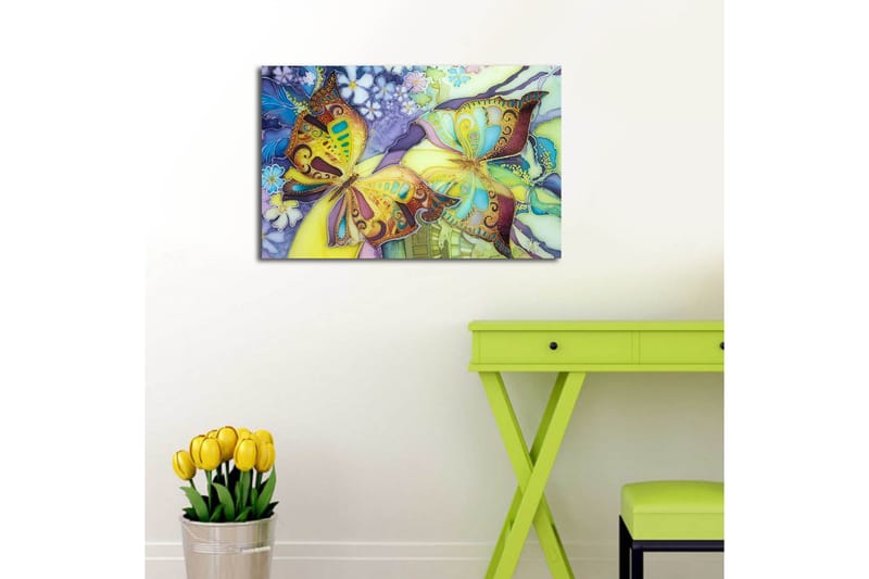 Dekorativ Canvasbilde LED-belysning - Flerfarget - Innredning - Bilder & kunst - Lerretsbilder