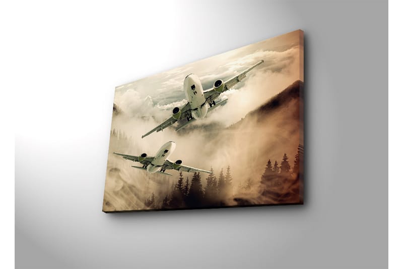 Dekorativ Canvasbilde LED-belysning - Flerfarget - Innredning - Bilder & kunst - Lerretsbilder