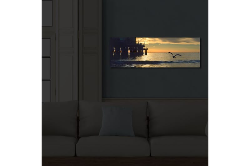 Dekorativ Canvasbilde LED-belysning - Flerfarget - Innredning - Bilder & kunst - Lerretsbilder