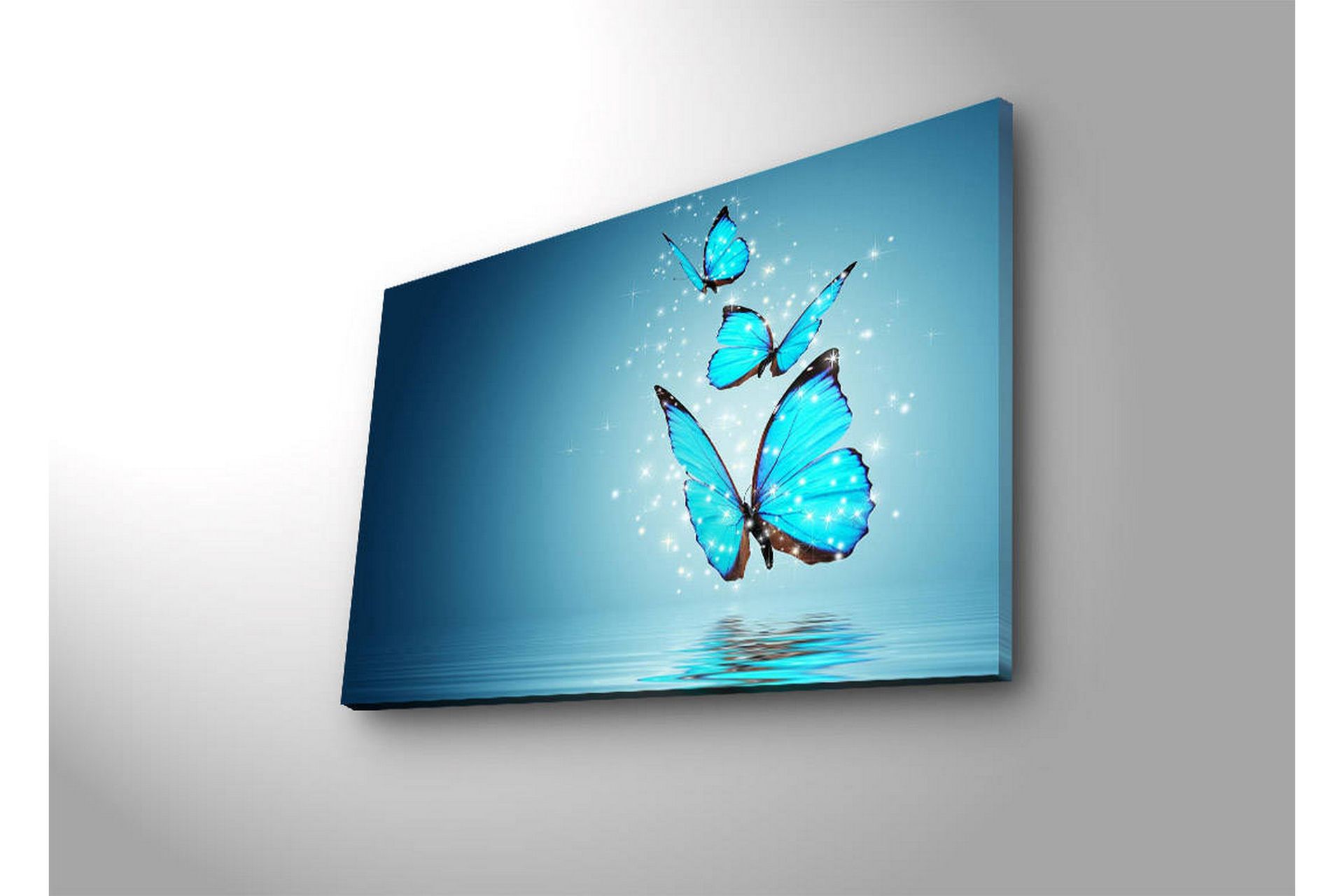 Dekorativ Canvasbilde LED-belysning - Flerfarget - Innredning - Bilder & kunst - Lerretsbilder