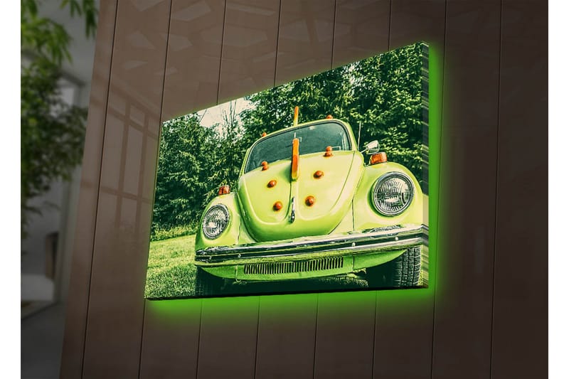 Dekorativ Canvasbilde LED-belysning - Flerfarget - Innredning - Bilder & kunst - Lerretsbilder