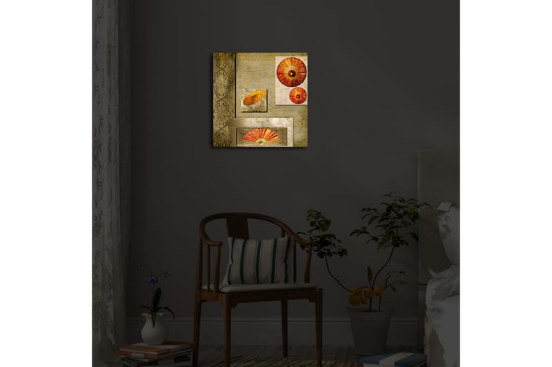 Dekorativ Canvasbilde LED-belysning - Flerfarget - Innredning - Bilder & kunst - Lerretsbilder