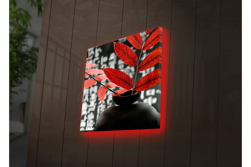 Dekorativ Canvasbilde LED-belysning - Flerfarget - Innredning - Bilder & kunst - Lerretsbilder