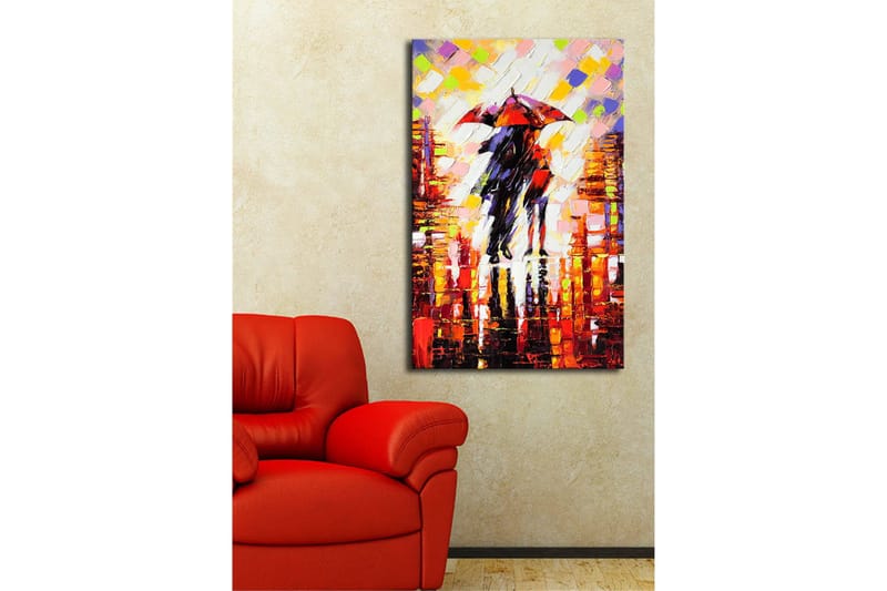 Dekorativ Canvasbilde LED-belysning - Flerfarget - Innredning - Bilder & kunst - Lerretsbilder