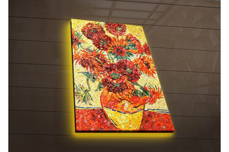 Dekorativ Canvasbilde LED-belysning - Flerfarget - Innredning - Bilder & kunst - Lerretsbilder