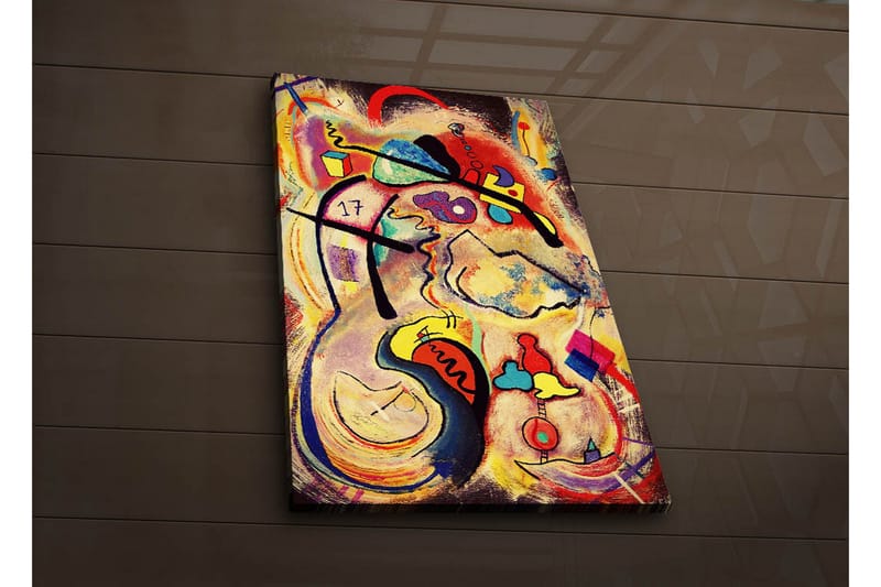 Dekorativ Canvasbilde LED-belysning - Flerfarget - Innredning - Bilder & kunst - Lerretsbilder