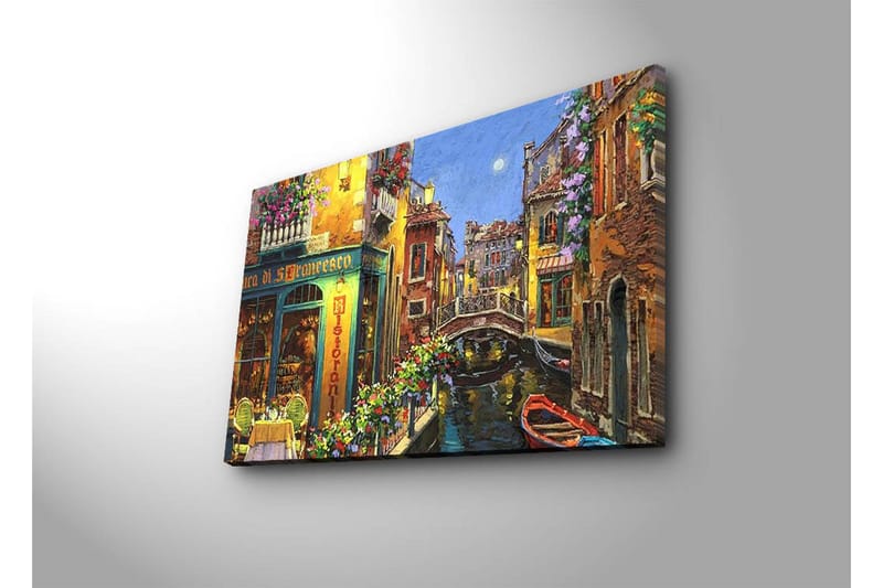 Dekorativ Canvasbilde LED-belysning - Flerfarget - Innredning - Bilder & kunst - Lerretsbilder