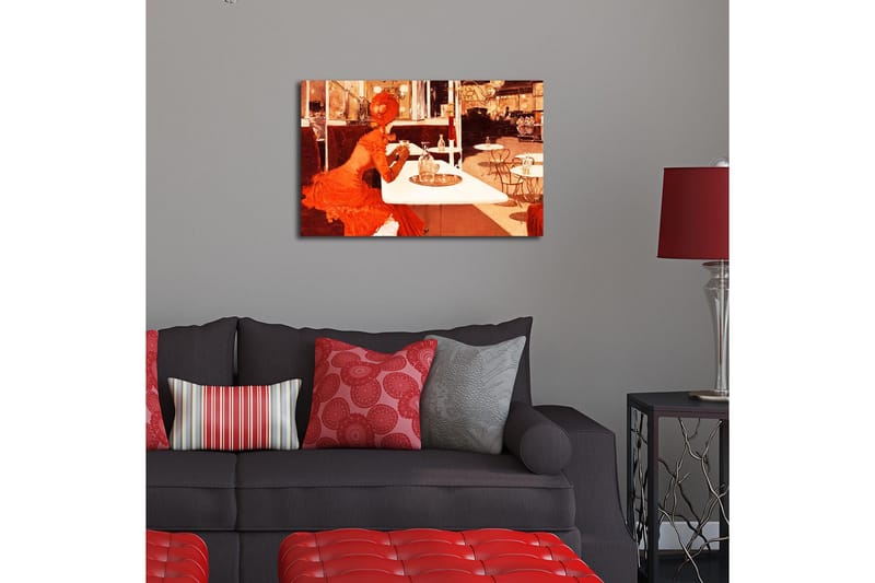 Dekorativ Canvasbilde LED-belysning - Flerfarget - Innredning - Bilder & kunst - Lerretsbilder