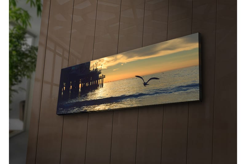Dekorativ Canvasbilde LED-belysning - Flerfarget - Innredning - Bilder & kunst - Lerretsbilder
