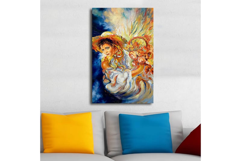 Dekorativ Canvasbilde LED-belysning - Flerfarget - Innredning - Bilder & kunst - Lerretsbilder