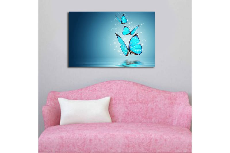 Dekorativ Canvasbilde LED-belysning - Flerfarget - Innredning - Bilder & kunst - Lerretsbilder