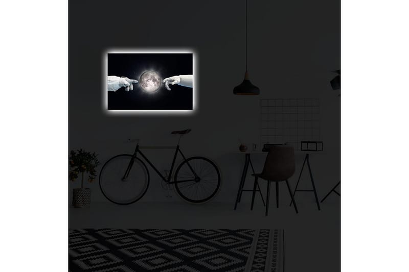 Dekorativ Canvasbilde LED-belysning - Flerfarget - Innredning - Bilder & kunst - Lerretsbilder