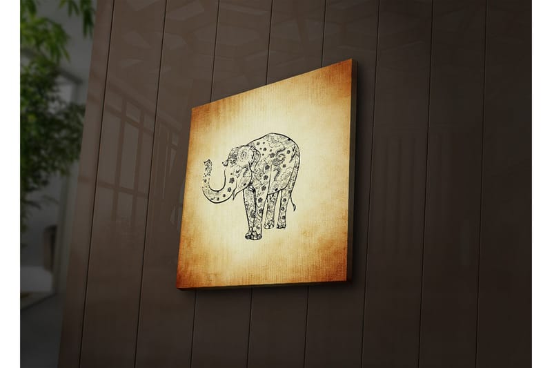 Dekorativ Canvasbilde LED-belysning - Flerfarget - Innredning - Bilder & kunst - Lerretsbilder