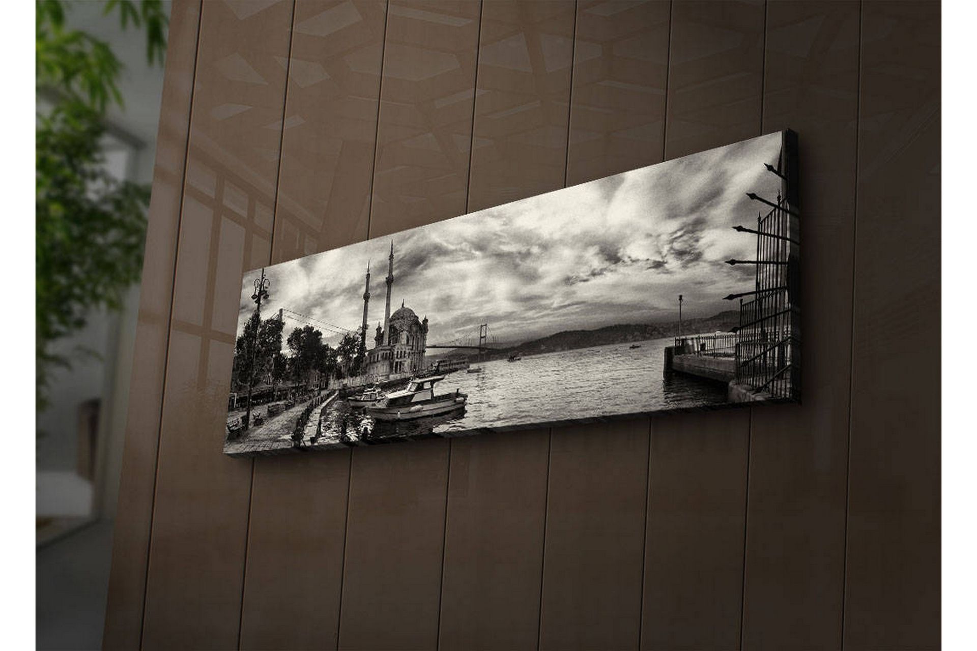 Dekorativ Canvasbilde LED-belysning - Flerfarget - Innredning - Bilder & kunst - Lerretsbilder