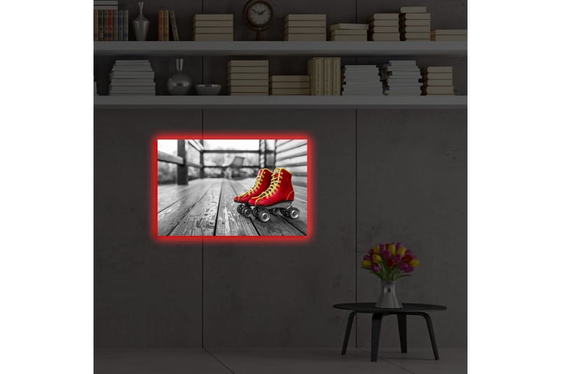 Dekorativ Canvasbilde LED-belysning - Flerfarget - Innredning - Bilder & kunst - Lerretsbilder