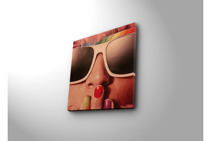 Dekorativ Canvasbilde LED-belysning - Flerfarget - Innredning - Bilder & kunst - Lerretsbilder