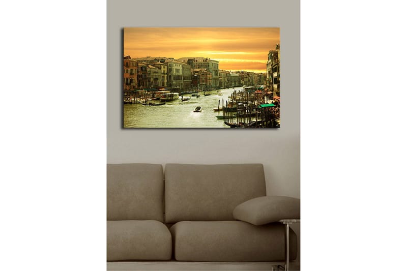 Dekorativ Canvasbilde LED-belysning - Flerfarget - Innredning - Bilder & kunst - Lerretsbilder