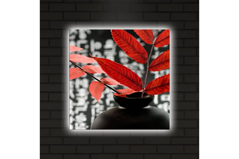 Dekorativ Canvasbilde LED-belysning - Flerfarget - Innredning - Bilder & kunst - Lerretsbilder