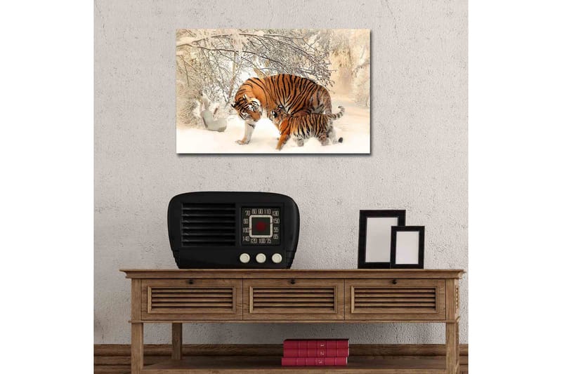 Dekorativ Canvasbilde LED-belysning - Flerfarget - Innredning - Bilder & kunst - Lerretsbilder