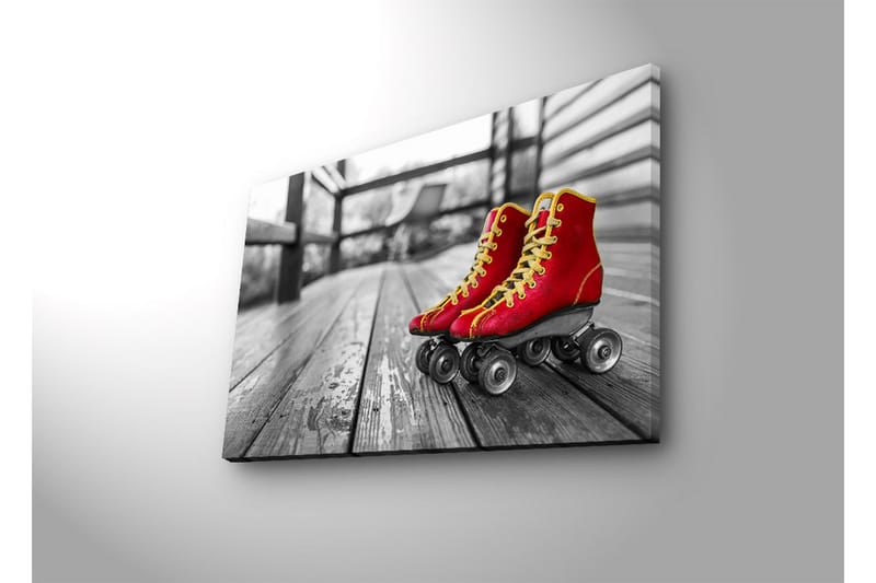 Dekorativ Canvasbilde LED-belysning - Flerfarget - Innredning - Bilder & kunst - Lerretsbilder