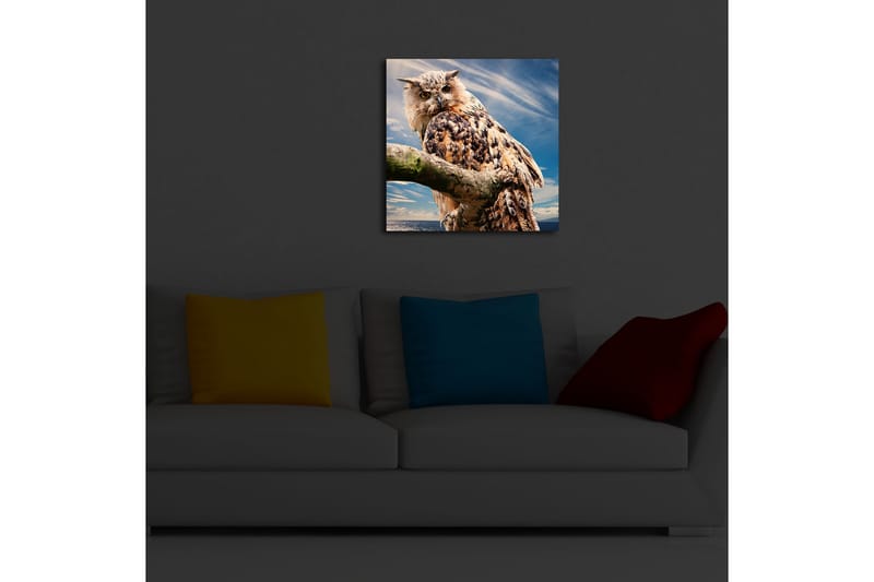 Dekorativ Canvasbilde LED-belysning - Flerfarget - Innredning - Bilder & kunst - Lerretsbilder